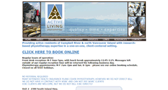 Desktop Screenshot of activelivingphysio.com